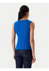 Morgan Top 251-DADILO Niebieski Slim Fit. Kolor: niebieski. Materiał: wiskoza #5