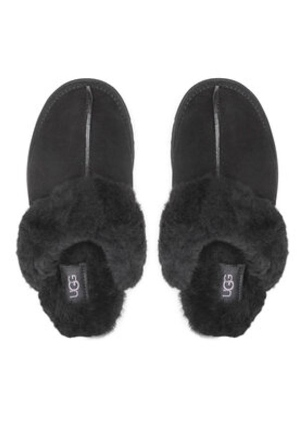 Ugg Kapcie W Disquette 1122550 Czarny. Kolor: czarny. Materiał: skóra