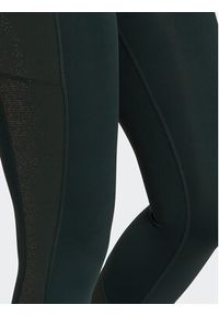Adidas - adidas Legginsy Optime Training Shiny HL8653 Zielony Slim Fit. Kolor: zielony. Materiał: syntetyk #6