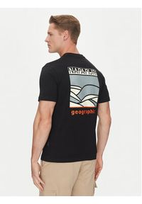 Napapijri T-Shirt S-Sovana NP0A4IE4 Czarny Regular Fit. Kolor: czarny. Materiał: bawełna #3