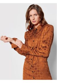 Herskind Sukienka koszulowa Bree 4426876 Brązowy Regular Fit. Kolor: brązowy. Materiał: bawełna. Typ sukienki: koszulowe #2