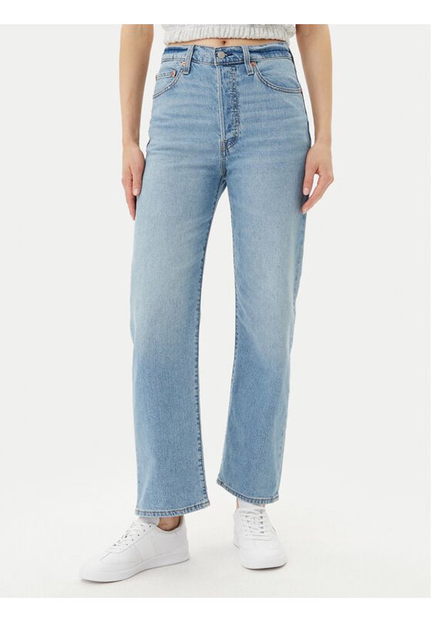 Levi's® Jeansy Ribcage 72693-0229 Niebieski Straight Fit. Kolor: niebieski