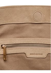 Gino Rossi - GINO ROSSI Torebka EO-LA224-19148-1 Beżowy. Kolor: beżowy. Materiał: zamszowe, skórzane #6