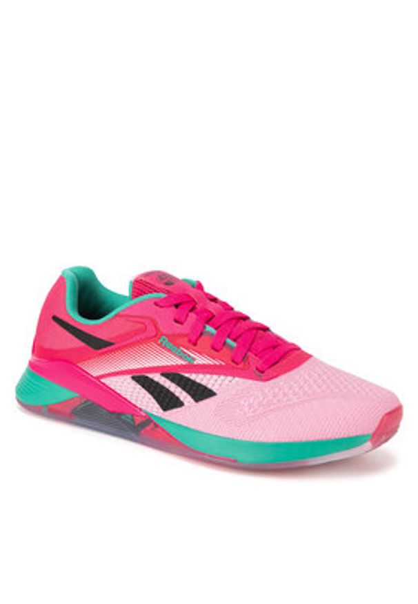 Reebok Buty na siłownię Nano X4 100211632 Różowy. Kolor: różowy. Materiał: materiał. Sport: fitness