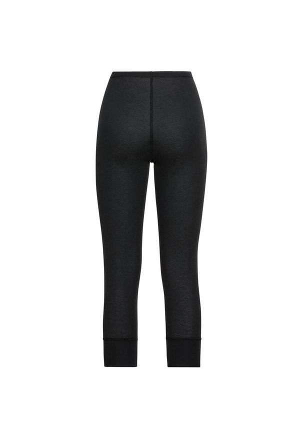 Legginsy damskie Odlo BL BOTTOM 3/4 ACTIVE WARM ECO. Kolor: czarny. Długość: krótkie