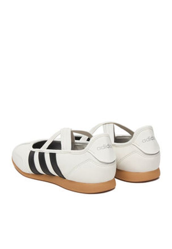 Adidas - adidas Baleriny CEO-BARREDA MARY JANE J JP6736 Biały. Kolor: biały. Materiał: materiał