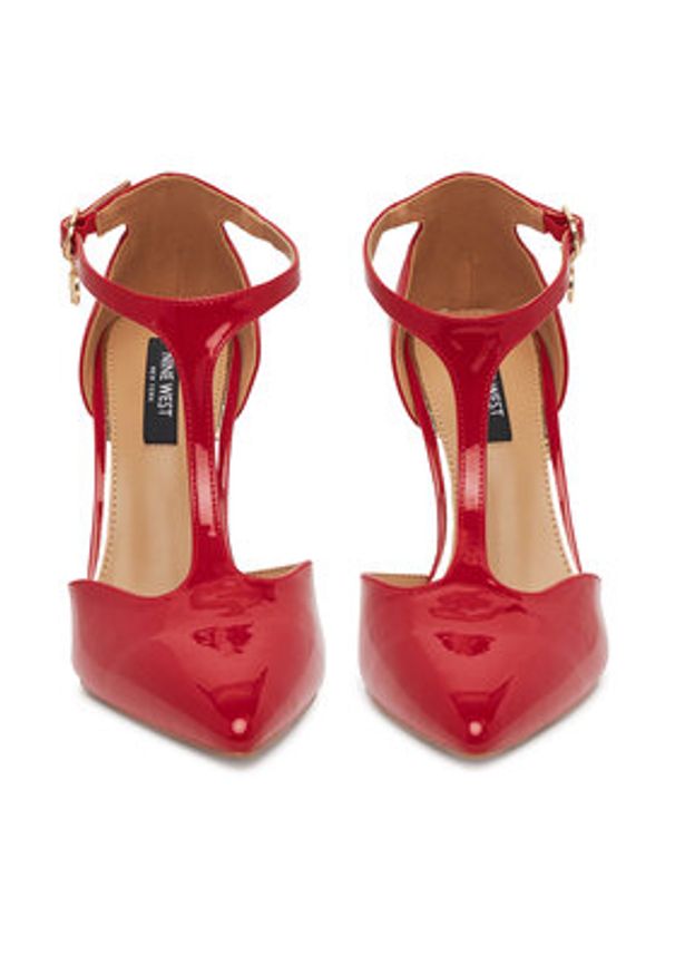 Nine West Szpilki WS21582-01 Czerwony. Kolor: czerwony. Materiał: materiał, syntetyk. Obcas: na szpilce