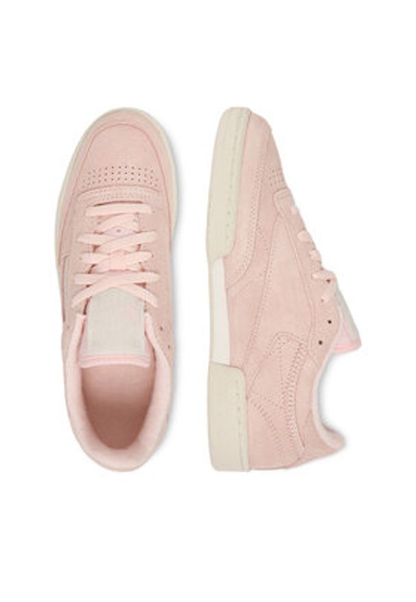 Reebok Sneakersy EO-CLUB C 85 100263743 Różowy. Kolor: różowy. Materiał: skóra, zamsz. Model: Reebok Club