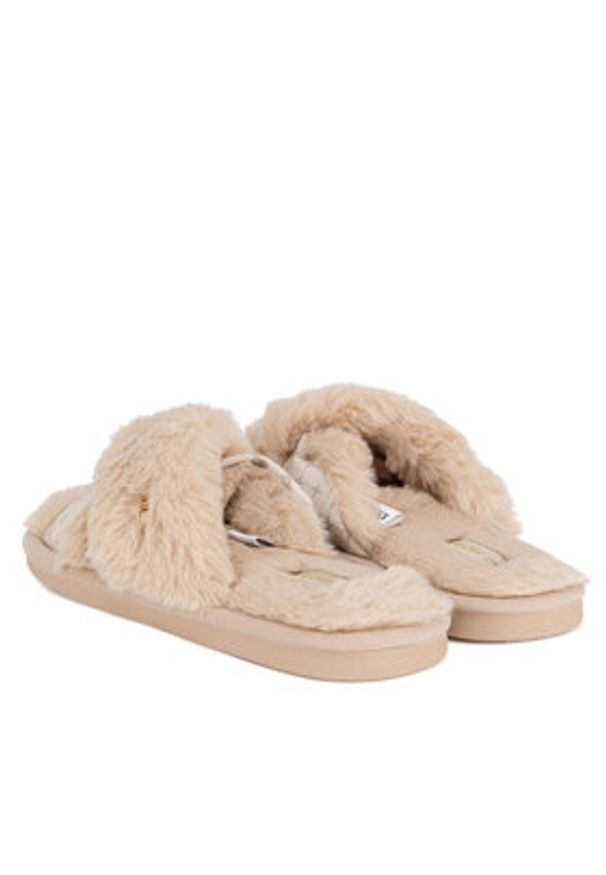 MEXX Kapcie MI002004343W Beżowy. Kolor: beżowy. Materiał: materiał