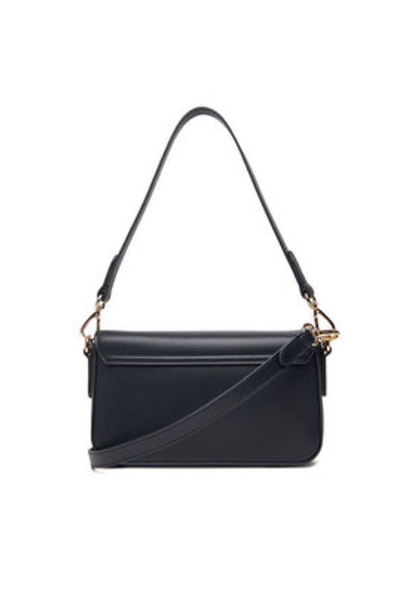 TOMMY HILFIGER - Tommy Hilfiger Torebka Th Icon Conv AW0AW17677 Granatowy. Kolor: niebieski. Materiał: skórzane