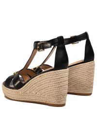 Lauren Ralph Lauren Espadryle Hale 802774783002 Czarny. Kolor: czarny. Materiał: skóra #6