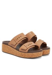 Crocs Klapki Brooklyn Cork Buckle 211252 Beżowy. Kolor: beżowy