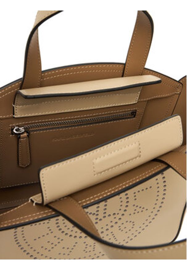 Karl Lagerfeld - KARL LAGERFELD Torebka A1W30058 Beżowy. Kolor: beżowy. Materiał: skórzane