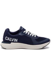 Calvin Klein Jeans Sneakersy Amos S0584 Granatowy. Kolor: niebieski. Materiał: materiał #5