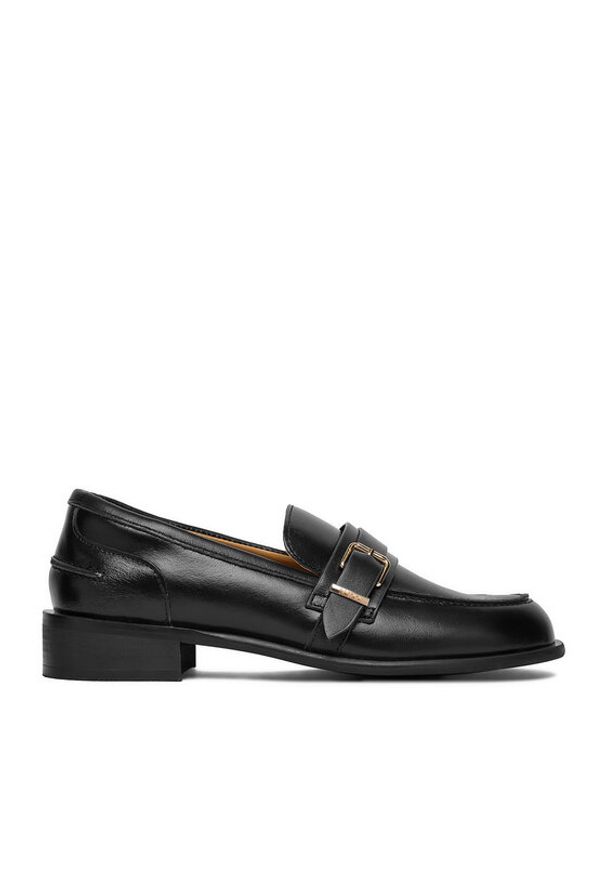 MEXX Loafersy EO-WS1164-01 Czarny. Kolor: czarny. Materiał: skóra