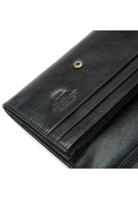 Wittchen - Damski portfel z gładkiej skóry czarny. Kolor: czarny. Materiał: skóra. Wzór: gładki #4