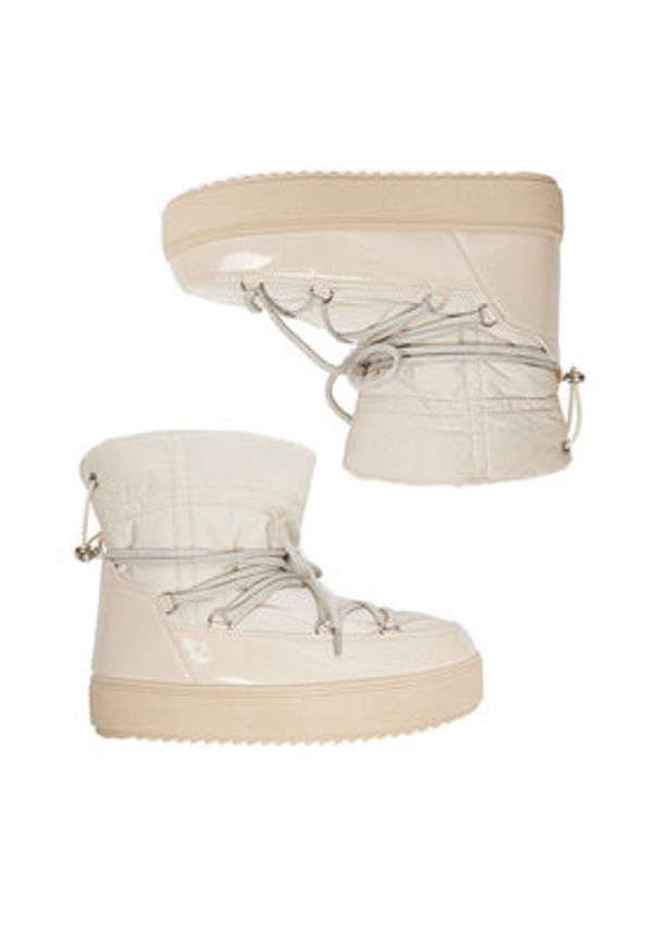 DeeZee Śniegowce HY221202 Beżowy. Kolor: beżowy. Materiał: materiał