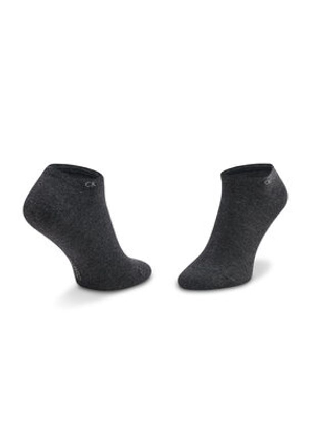 Calvin Klein Zestaw 2 par niskich skarpet męskich 701218714 Szary. Kolor: szary. Materiał: materiał
