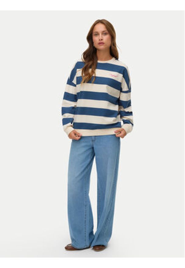 Vero Moda Bluza Viola 10338440 Niebieski Regular Fit. Kolor: niebieski. Materiał: bawełna