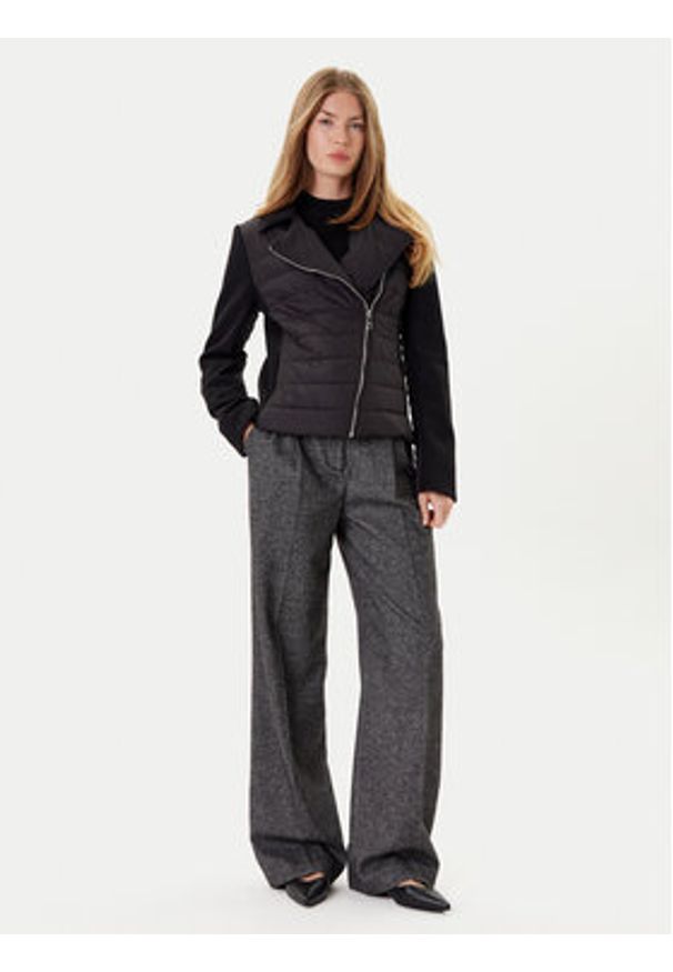 BOSS Kurtka przejściowa Poshua 50555564 Czarny Slim Fit. Kolor: czarny. Materiał: syntetyk