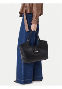 Love Moschino - LOVE MOSCHINO Torebka JC4391PP0NKN0000 Czarny. Kolor: czarny. Materiał: skórzane #1