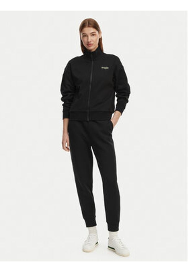 Lacoste Bluza SF0040 Czarny Relaxed Fit. Kolor: czarny. Materiał: bawełna