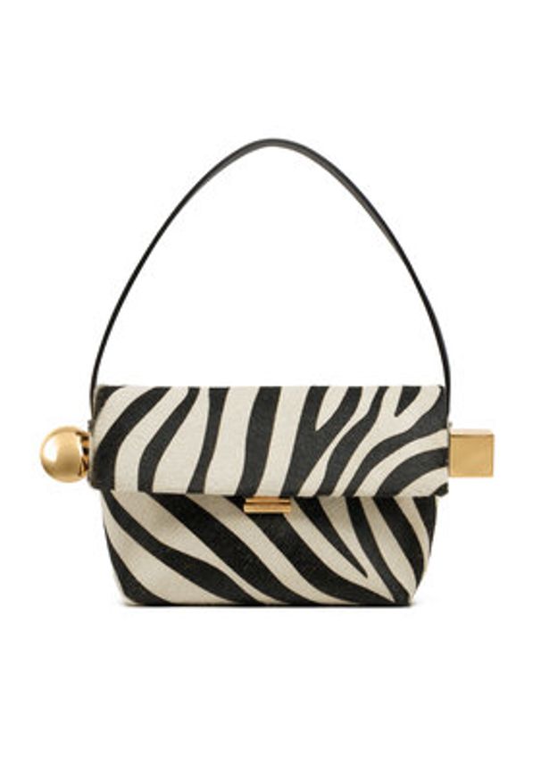 JACQUEMUS Torebka The Rond Carre 24H243BA383-3209 Biały. Kolor: biały. Materiał: skórzane