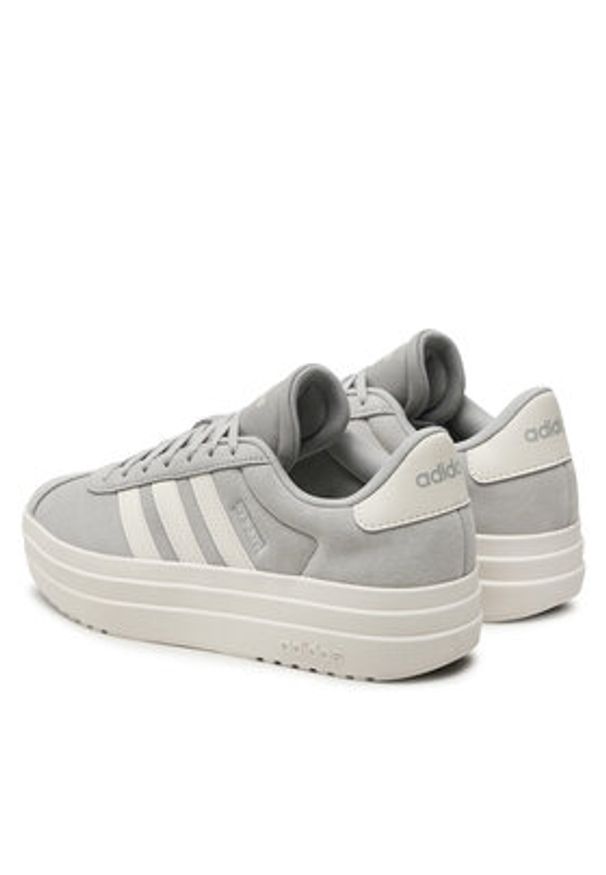 Adidas - adidas Sneakersy VL Court Bold IF9784 Szary. Kolor: szary. Materiał: nubuk, skóra