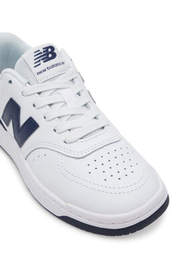 New Balance Sneakersy GSB80WB Biały. Kolor: biały. Materiał: skóra