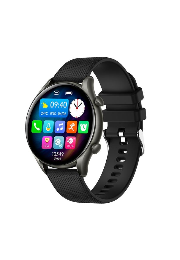 MYPHONE - Smartwatch myPhone Watch EL czarny. Rodzaj zegarka: smartwatch. Kolor: czarny. Styl: klasyczny, elegancki