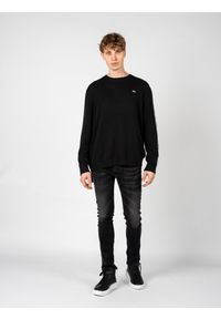 Tommy Jeans Sweter "C-Neck" | DM0DM013049BDS | Mężczyzna | Czarny. Okazja: na co dzień. Kolor: czarny. Materiał: bawełna. Styl: casual #1