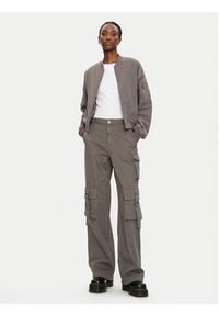 Noisy may - Noisy May Kurtka bomber Kirby 27028805 Szary Regular Fit. Kolor: szary. Materiał: syntetyk #9