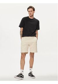 Pepe Jeans Szorty materiałowe Regular Chino Short PM801092 Beżowy Regular Fit. Kolor: beżowy. Materiał: bawełna