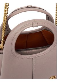 Coach Torebka Lana 19 CCY32 Beżowy. Kolor: beżowy. Materiał: skórzane #5