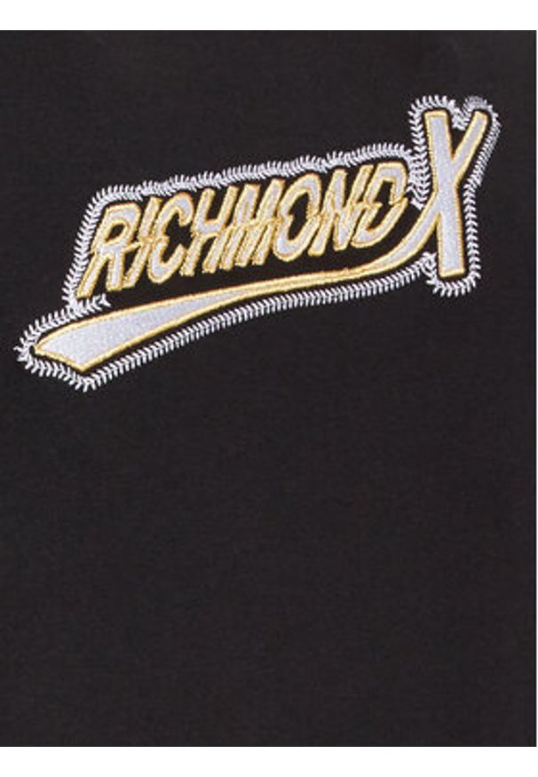 Richmond X T-Shirt UMA23119TS Czarny Regular Fit. Kolor: czarny. Materiał: bawełna
