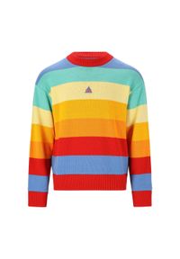 Bluza z kapturem wiatrówka SOS Uni knit. Typ kołnierza: kaptur. Kolor: czerwony, wielokolorowy, żółty, brązowy. Sezon: zima. Sport: narciarstwo