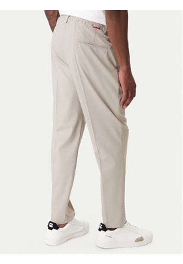 JOOP! Jeans Spodnie materiałowe Lead2 30101677 Beżowy Slim Fit. Kolor: beżowy. Materiał: syntetyk