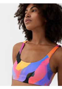 4f - 4F Góra od bikini z materiałów z recyklingu damska XS. Kolor: wielokolorowy. Materiał: materiał