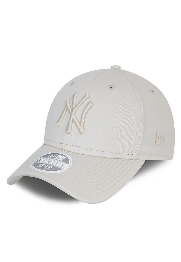 New Era Czapka z daszkiem 9FORTY MLB NY New York Yankees 60137667 Beżowy. Kolor: beżowy. Materiał: bawełna, materiał