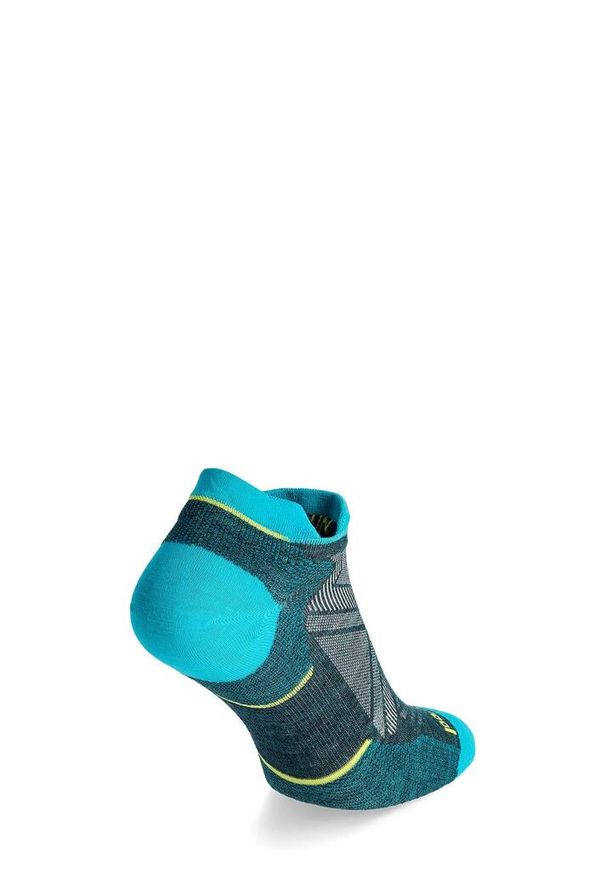 Skarpety do biegania damskie Smartwool Run Zero Cushion Low Ankle Socks. Kolor: niebieski. Sport: bieganie