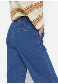 bonprix - Dżinsy ze stretchem wide leg, mid waist. Kolor: niebieski #3