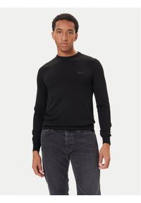 Guess Sweter M5YR26 Z0122 Czarny Slim Fit. Kolor: czarny. Materiał: syntetyk