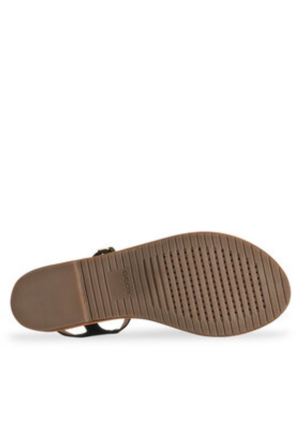 Geox Sandały D Sozy S D55LXA 00081 C9999 Czarny. Kolor: czarny. Materiał: skóra