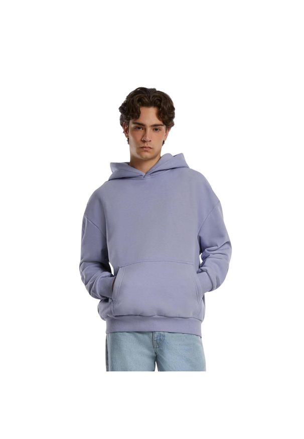 Urban Classics - Męska Bluza Ultra Heavy Oversized Hoodie. Kolor: fioletowy