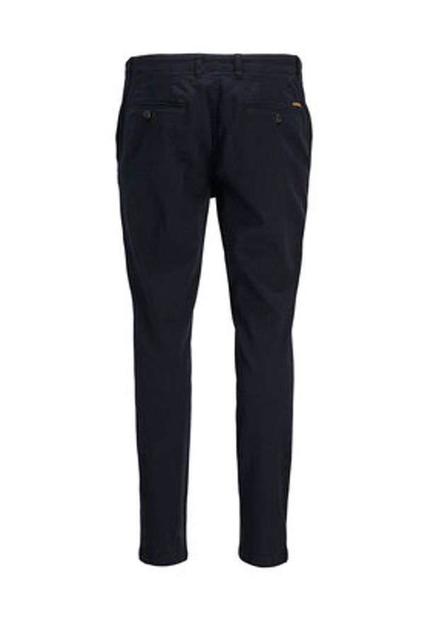 Jack & Jones Chinosy Marco Arthur 12260904 Granatowy Slim Fit. Kolor: niebieski. Materiał: bawełna