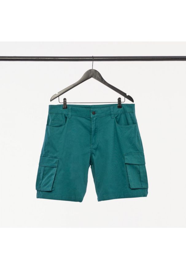 outhorn - Spodenki cargo męskie. Okazja: na co dzień. Materiał: elastan, bawełna, dzianina. Sezon: lato. Styl: sportowy, casual