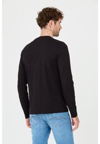 Aeronautica Militare - AERONAUTICA MILITARE Czarny męski bawełniany longsleeve, Rozmiar XXL. Kolor: czarny. Materiał: bawełna. Długość rękawa: długi rękaw #3