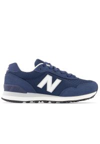 Buty New Balance WL515NVY - granatowe. Okazja: na co dzień. Kolor: niebieski. Materiał: guma, zamsz, materiał, syntetyk. Szerokość cholewki: normalna