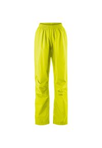 GONSO - Damskie spodnie przeciwdeszczowe Gonso Save. Kolor: wielokolorowy, żółty, zielony. Długość: długie #1