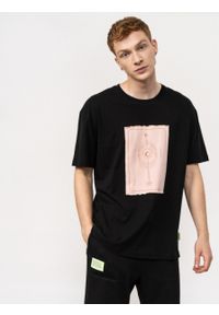 outhorn - T-shirt z nadrukiem męski. Okazja: na co dzień. Materiał: jersey, bawełna. Wzór: nadruk. Styl: casual #6